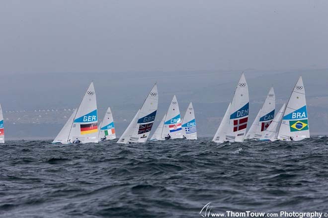 Star fleet - London 2012 Olympic Sailing Competition © Thom Touw http://www.thomtouw.com